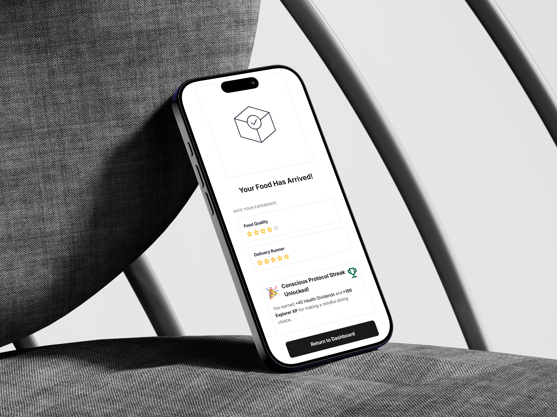 Order Delivered + gamification